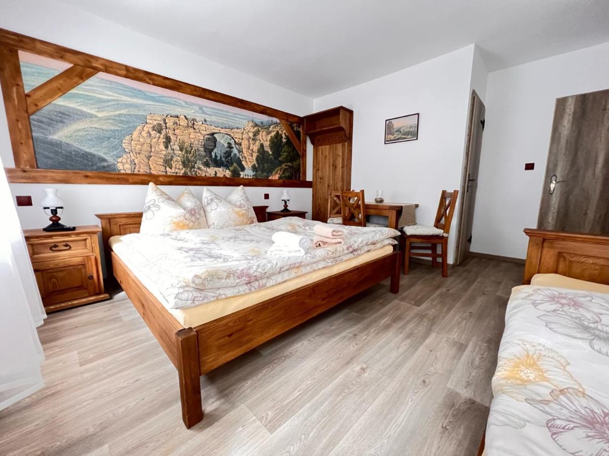 Pension Pod Skalou Hřensko Exteriér fotografie